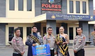 Duta-Lalu-Lintas-Polres-Mojokerto-Kota-Raih-Juara-Dua-Tingkat-Polda-Jatim
