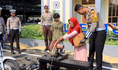 Jelang-Nataru-Polres-Tuban-Amankan-Ratusan-Kendaraan-Roda-Dua-Berknalpot-Brong