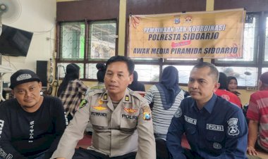 Datangi-Balai-Wartawan,-Polresta-Sidoarjo-Periksa-Kesehatan-Jurnalis