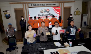 Polrestabes-Surabaya-Berhasil-Ungkap-TPPO-Dibawah-Umur-Modus-Aplikasi-7-Tersangka-Diamankan