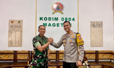 Sinergitas-TNI-Polri-Kapolres-Magetan-dan-Dandim-Jalin-Silaturahmi-Siap-Kawal-Pilkada-2024