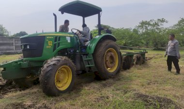 Wujudkan-Ketahanan-Pangan-Polresta-Sidoarjo-Buka-Lahan-Tidur-Jadi-Produktif