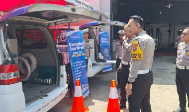Mudik-Auto-Nyaman-Polres-Nganjuk-Hadirkan-Cafe-dan-Bengkel-Gratis