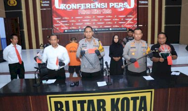 Polres-Blitar-Kota-Berhasil-Ungkap-Kasus-Pencurian-di-21-TKP-Tiga-Tersangka-Diamankan