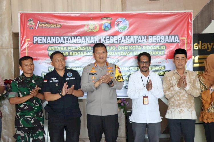 Komitmen Bersama Perangi Narkoba di Kabupaten Sidoarjo