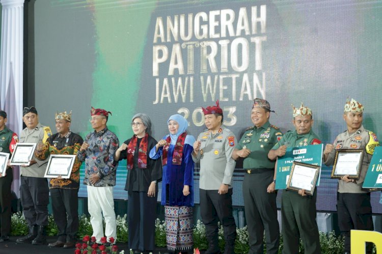 Sinergitas Tiga Pilar Raih Penghargaan Anugerah Patriot Jawi Wetan