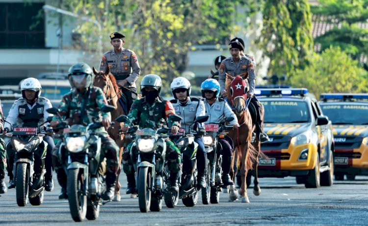 Polda Jatim Gelar Sispamkota, 23 Ribu Personel Gabungan Siap Amankan Pemilu 2024