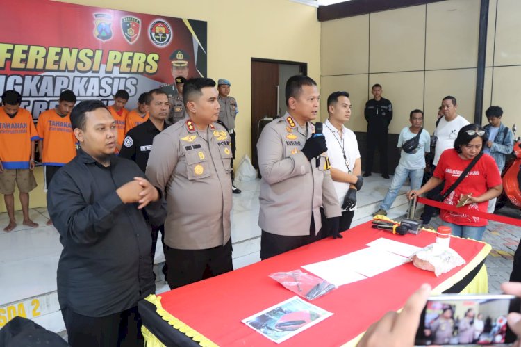 Satreskrim Polresta Sidoarjo Ringkus Dua Kelompok Curanmor