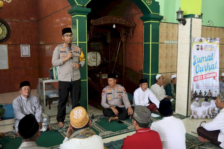 Cooling System, Kapolres Situbondo Sambang Ulama Ajak Sukseskan Pemilu 2024 dengan Damai