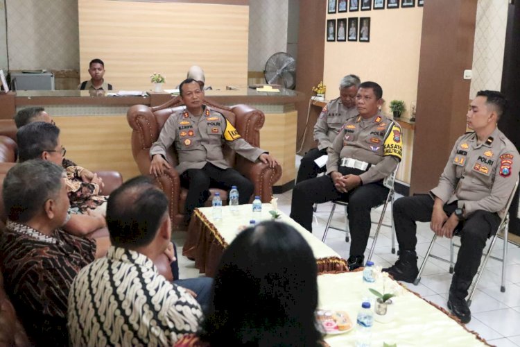 Silaturahmi Bersama Sejumlah Tokoh Agama, Upaya Cooling System Kapolres Lumajang Jelang Pemilu 2024