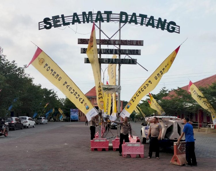 H -1 Tour de Panderman Piala Kapolda Jatim 2024 Polres Pasuruan Pastikan Kesiapan Lokasi Pit Stop