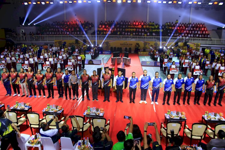 Kapolri Cup Badminton Championship 2024 Dibuka, Seribu Lebih Peserta Ikut Bertanding