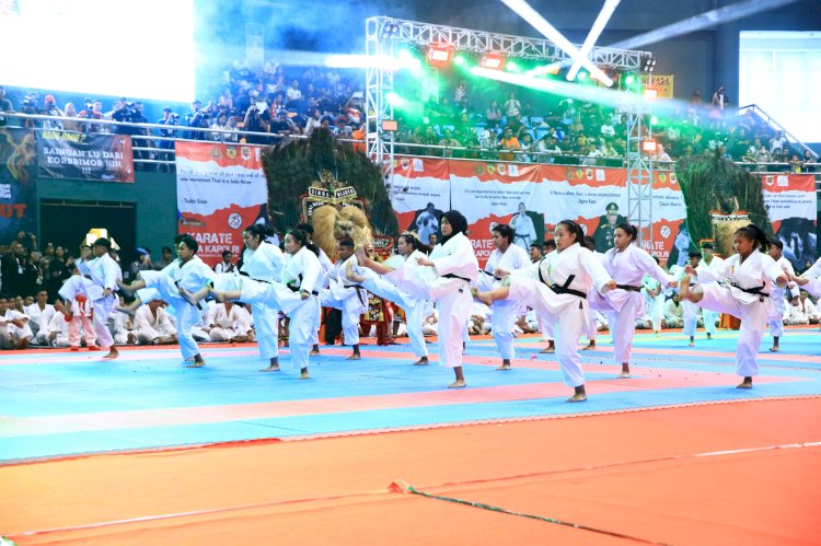 Kapolri Buka National Open Karate Championship di Pakansari Bogor