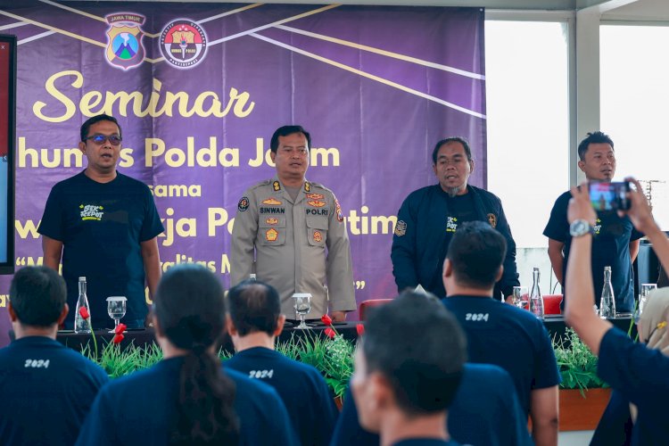 Bidhumas Polda Jatim Gandeng Media Siap Ciptakan Pilkada 2024 Aman dan Damai