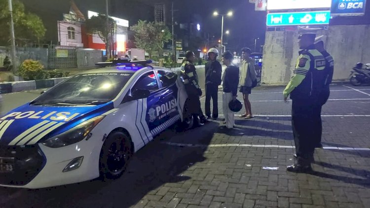 Patroli Blue Light, Polresta Malang Kota Berhasil Cegah Balap Liar, 6 Motor Tak Sesuai Spectek Diamankan