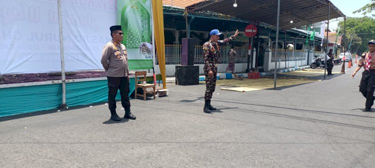 Humanis, Polsek Sidoarjo Kota Turun Langsung di Semaan Al Qur'an dan Dzikrul Ghofilin