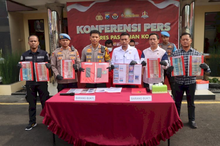 Polres Pasuruan Kota Berhasil Amankan 2 Tersangka Judi Online