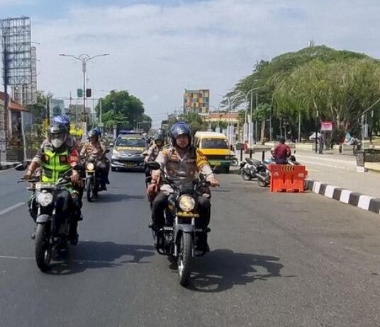 Patroli Bersama Polresta Sidoarjo dan Kodim 0816, Wujud Sinergi Jelang Pilkada 2024