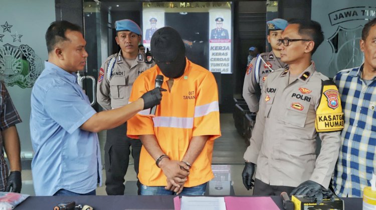 Polisi Berhasil Tangkap Komplotan Curanmor Asal Surabaya Saat Beraksi di Kota Malang