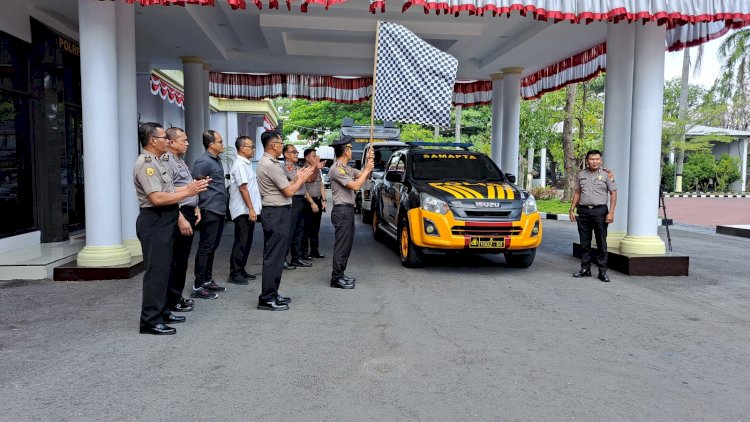 Polres Nganjuk Pasok 12 Ribu Liter Air Bersih ke Tiga Dusun Terdampak Kemarau
