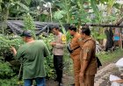 Bhabinkamtibmas-Waru-Tinjau-Tanaman-TOGA,-Dukung-Ketahanan-Pangan-Nasional