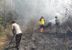 Polres-Ngawi-dan-Tim-Gabungan-Jinakan-Api-di-Gunung-Botak,-Medan-Berat-Jadi-Tantangan