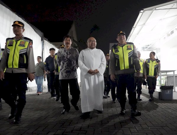 Kapolres Mojokerto Kota Cek Sejumlah Gereja Pastikan Rangkaian Ibadah Paskah Aman