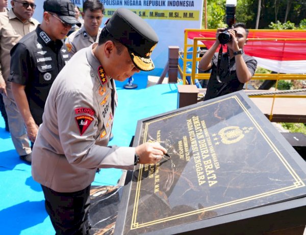 Wakapolri Resmikan Jembatan Perintis  Dhira Brata Wujud Instruksi Presiden Prabowo