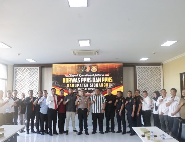 Polresta Sidoarjo Perkuat Sinergi PPNS Lewat Sosialisasi KUHP dan KUHAP Baru