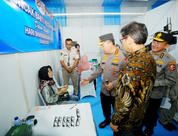 Hadiri Puncak Bakti Kesehatan Kapolri Berikan Pelayanan Terbaik ke Masyarakat dan Anggota