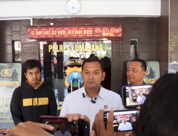 Kurang dari 24 Jam Polres Lumajang Ungkap Kasus Pembunuhan Gadis Terduga Pelaku Diamankan