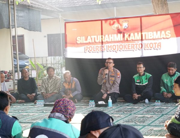 Polres Mojokerto Kota Gelar Silaturahmi Kamtibmas Perkuat Sinergi Bersama Masyarakat