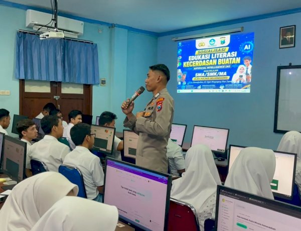 Polres Bojonegoro Edukasi Ratusan Pelajar Soal AI Antisipasi Deepfake dan Hoaks