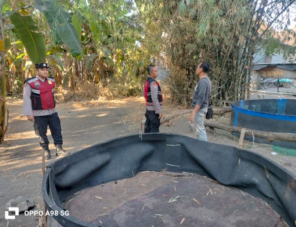 Tindak Lanjuti Dumas, Polsek Porong Datangi Lokasi Dugaan Adu Ayam di Pamotan