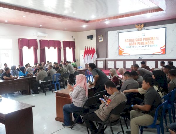 Sinergi Lintas Instansi, Polres Mojokerto Kota Siapkan Personel Jadi Agen Perlinsos