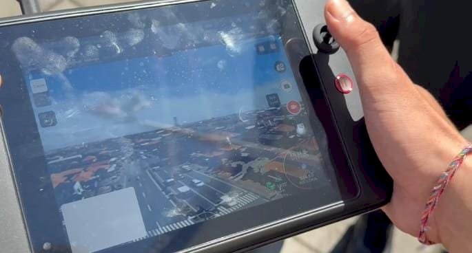 Korlantas Polri Perkuat Pengawasan Lalu Lintas, ETLE Drone Patrol Presisi Mengudara di Langit Denpasar