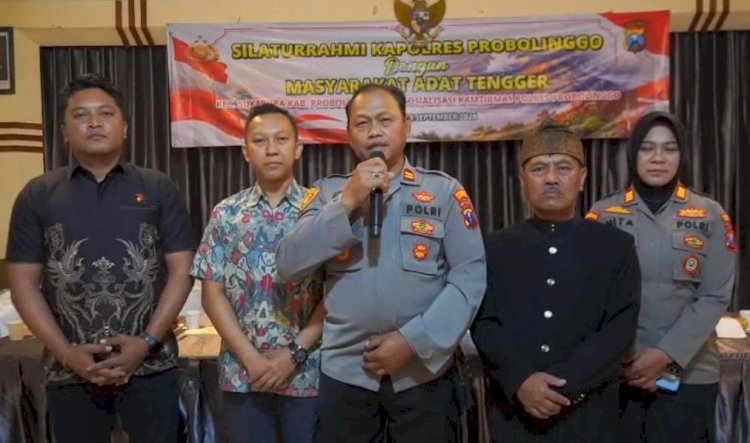 Polres Probolinggo Gandeng Masyarakat Adat Tengger Jaga Kamtibmas dan Cegah Karhutla Bromo