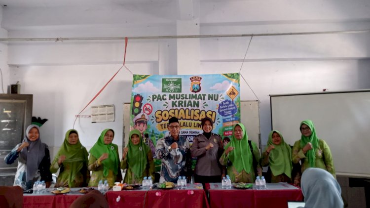 Polsek Krian Edukasi Tertib Berlalu Lintas ke Sekolah